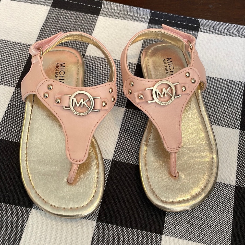 Michael Kors Toddler Sandals Size 8 EUC